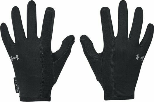 Running Gloves
 Under Armour Women's UA Storm Run Liner Gloves Black/Black/Reflective M Running Gloves - 1