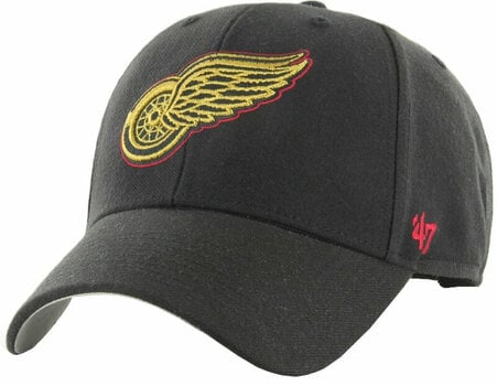 Hockey Cap Detroit Red Wings NHL '47 MVP Metallic Snap Black Hockey Cap - 1