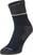 Cyklo ponožky Sealskinz Thurton Solo QuickDry Mid Length Sock Navy/Grey Marl/Cream M Cyklo ponožky