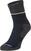 Cyklo ponožky Sealskinz Thurton Solo QuickDry Mid Length Sock Navy/Grey Marl/Cream L Cyklo ponožky