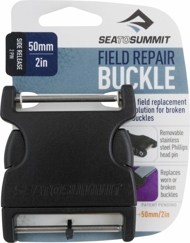 Outdoor plecak Sea To Summit Side Release Field Repair Buckle with Removable 2 Pin 50 mm Black Outdoor plecak