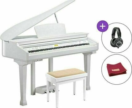 Piano grand à queue numérique Kurzweil KAG100 White Polish SET Polished White Piano grand à queue numérique - 1