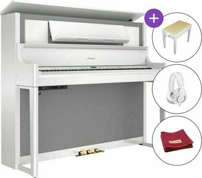 Roland LX708 PW SET Polished White Digitális zongora