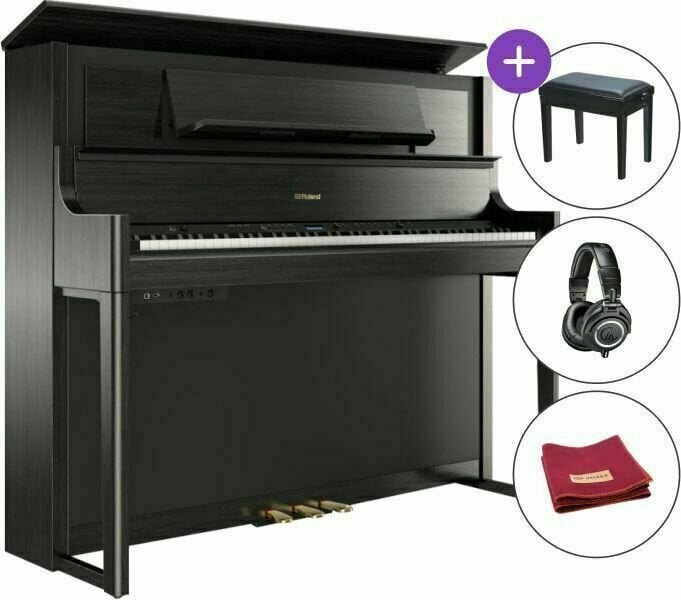 Piano digital Roland LX708 CH SET Charcoal Piano digital