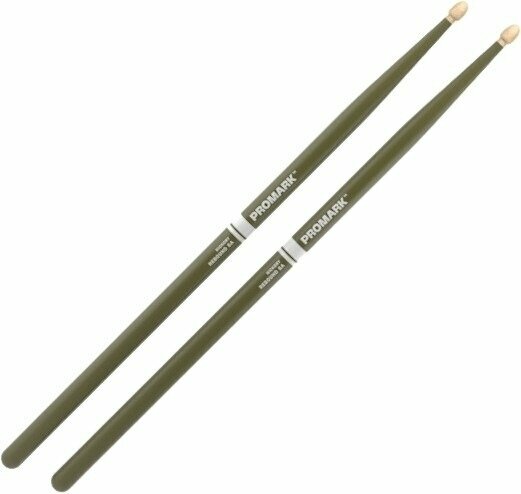Drumsticks Pro Mark RBH565AW-GR Rebound 5A Painted Green Drumsticks