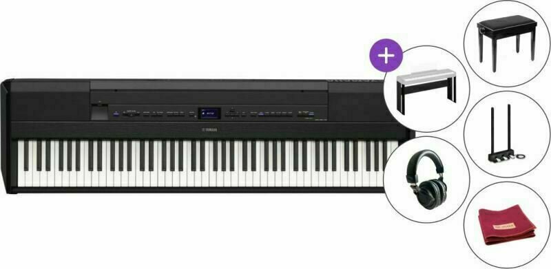 Piano de escenario digital Yamaha P-515B deluxe set Piano de escenario digital