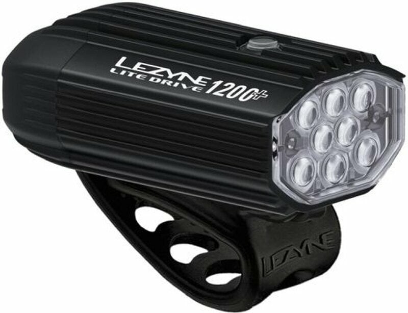 Cycling light Lezyne Lite Drive 1200+ Front 1200 lm Satin Black Front Cycling light