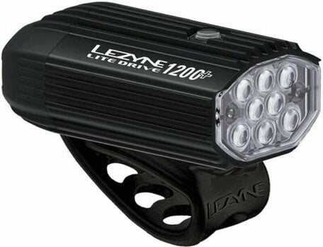 Cycling light Lezyne Lite Drive 1200+ Front 1200 lm Satin Black Front Cycling light - 1