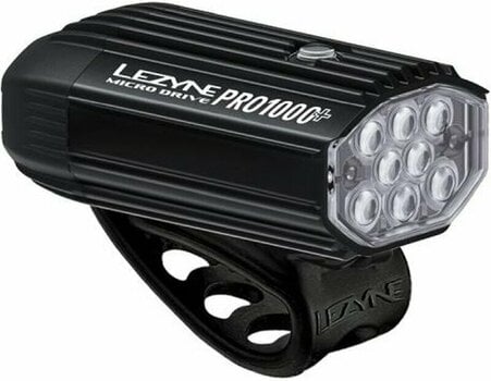 Cycling light Lezyne Micro Drive Pro 1000+ Front 1000 lm Satin Black Front Cycling light - 1