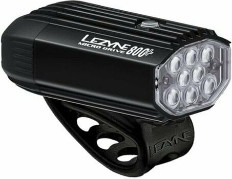 Cycling light Lezyne Micro Drive 800+ Front 800 lm Satin Black Front Cycling light - 1