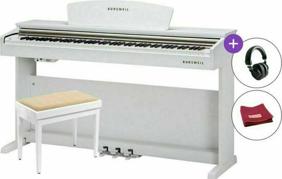 Digitális zongora Kurzweil M90 WH SET Fehér Digitális zongora - 1
