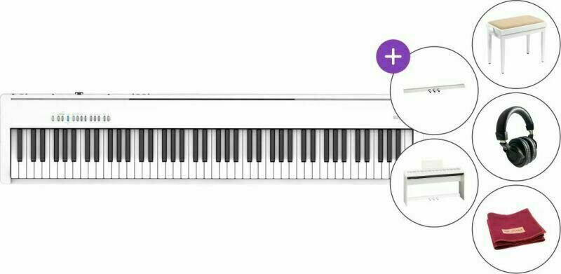 Roland FP 30X WH Deluxe SET Színpadi zongora