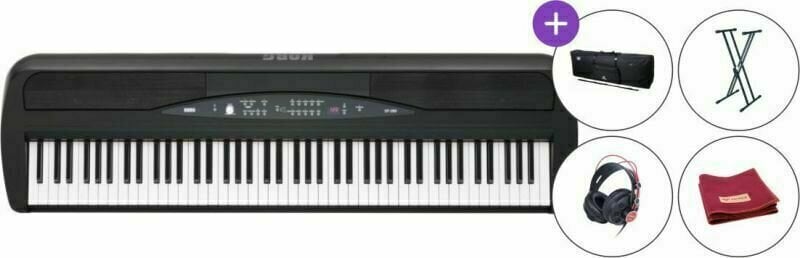 Piano digital de palco Korg SP-280 Black DELUXE SET Piano digital de palco