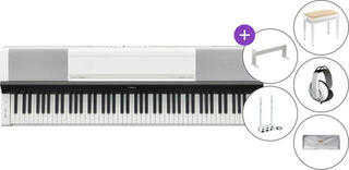 Cyfrowe stage pianino Yamaha P-S500 WH Deluxe SET Cyfrowe stage pianino White