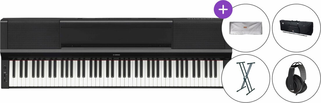 Piano digital de palco Yamaha P-S500 BK SET Piano digital de palco