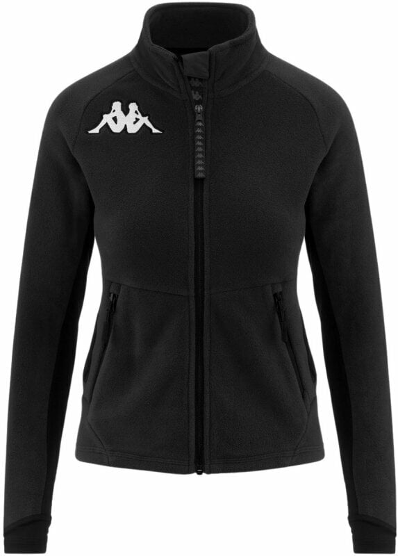 T-shirt de ski / Capuche Kappa 6Cento 688N Womens Fleece Black L Sweatshirt à capuche