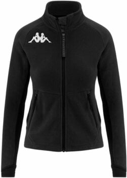 T-shirt/casaco com capuz para esqui Kappa 6Cento 688N Womens Fleece Black L Hoodie - 1