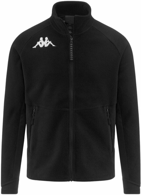 T-shirt de ski / Capuche Kappa 6Cento 687N Mens Fleece Black XL Sweatshirt à capuche