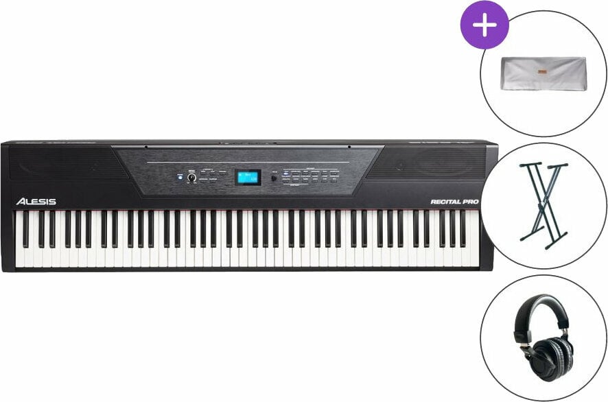 Piano de escenario digital Alesis Recital Pro Set SET Piano de escenario digital