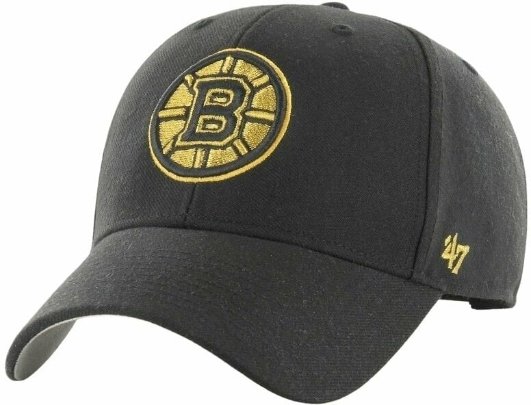 Eishockey Cap Boston Bruins NHL '47 MVP Metallic Snap Black Eishockey Cap