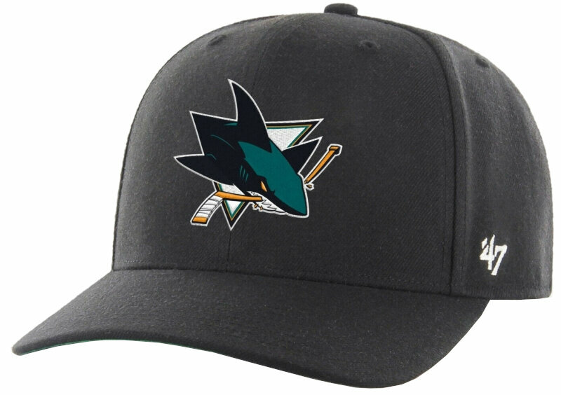 Eishockey Cap San Jose Sharks NHL '47 Wool Cold Zone DP Black Eishockey Cap