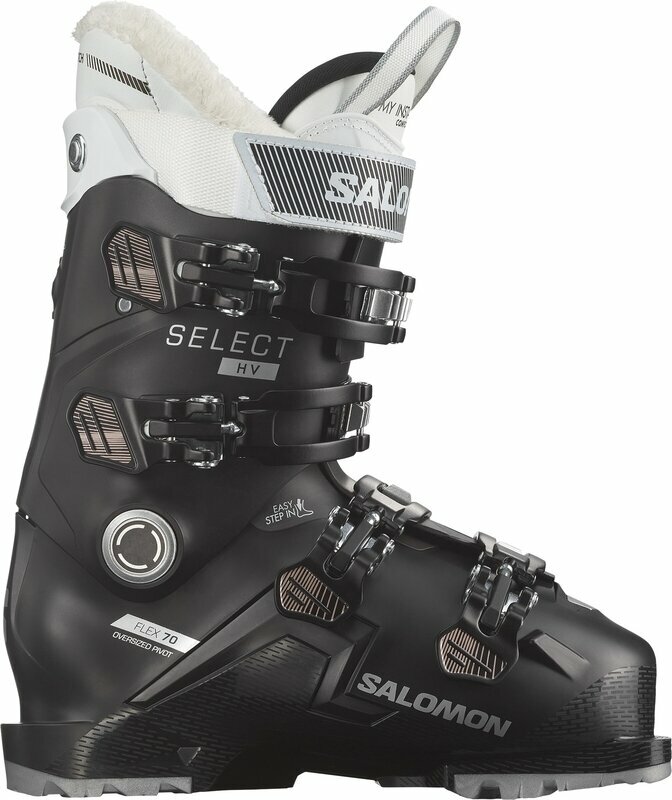 Alpineskischoenen Salomon Select HV 70 W GW Black/Rose Gold Met./White 24/24,5 Alpineskischoenen (Alleen uitgepakt)
