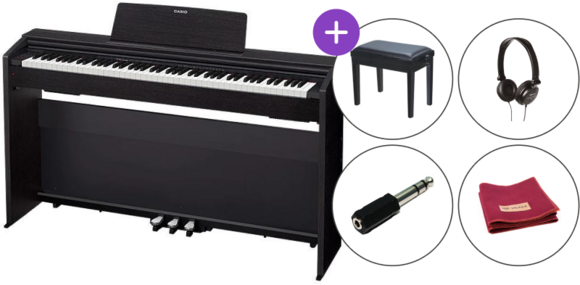Digitálne piano Casio PX 870 BK Set Čierna Digitálne piano - 1