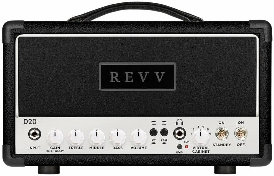 Buizen gitaarversterker REVV RV-D20 Headshell Black