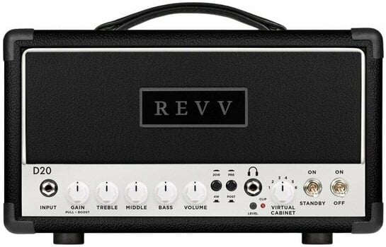 Buizen gitaarversterker REVV RV-D20 Headshell Black - 1