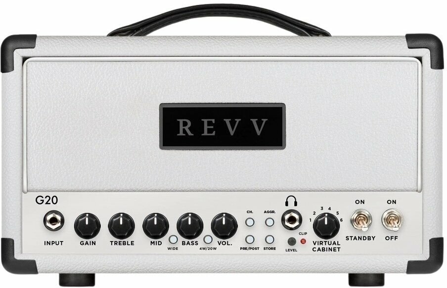 Ampli guitare à lampes REVV RV-G20 Headshell White