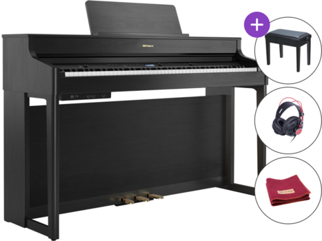 Piano numérique Roland HP 702 Charcoal Black SET Charcoal Black Piano numérique - 1