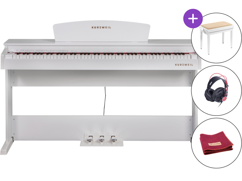 Digitalni pianino Kurzweil M70 WH SET Bijela Digitalni pianino