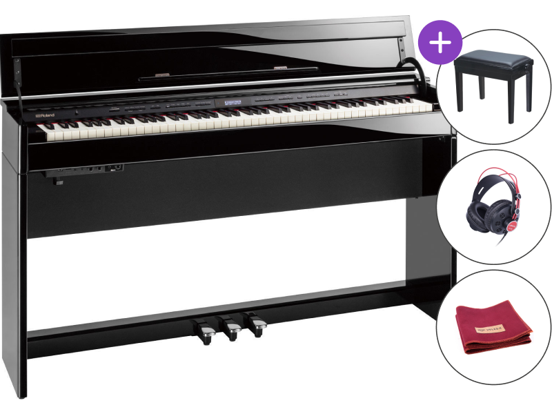 Digitális zongora Roland DP603 Gloss Black SET Gloss Black Digitális zongora