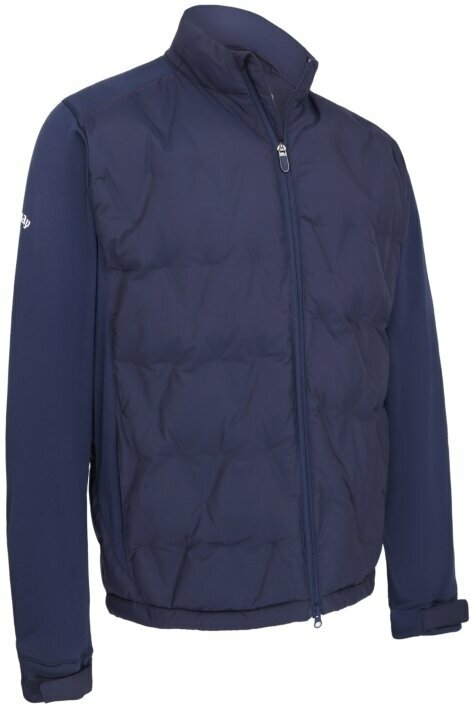 Callaway Chev Quilted Mens Jacket Peacoat L Blue male