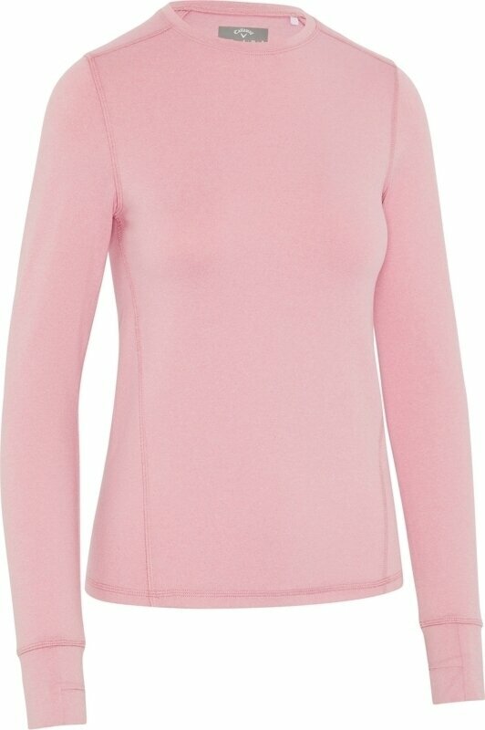 Thermo ondergoed Callaway Womens Crew Base Layer Top Pink Nectar Heather XS