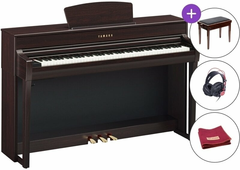 Digitaalinen piano Yamaha CLP-735 R SET Ruusupuu Digitaalinen piano