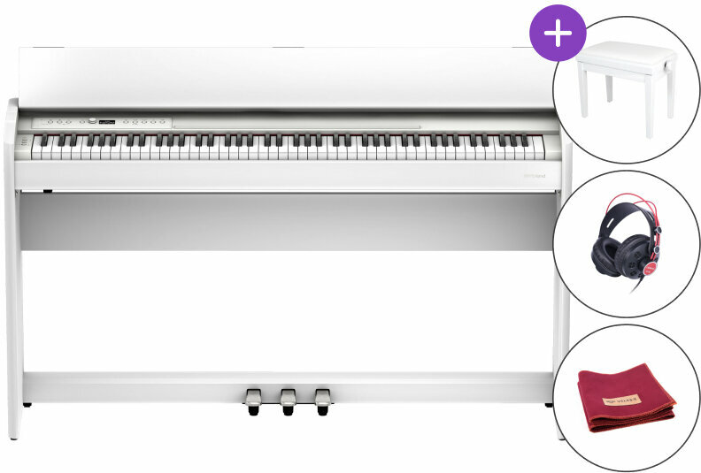 Digitale piano Roland F701 WH SET White Digitale piano