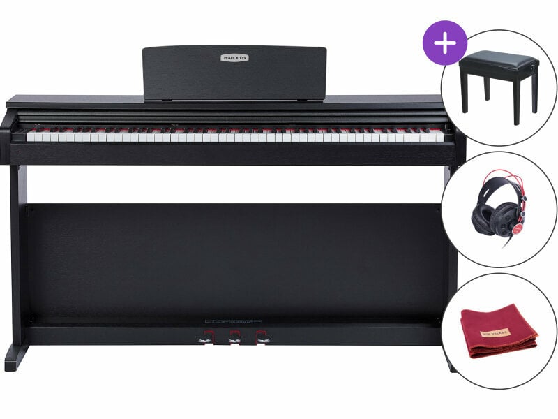 Digitaalinen piano Pearl River V03 BK SET Musta Digitaalinen piano