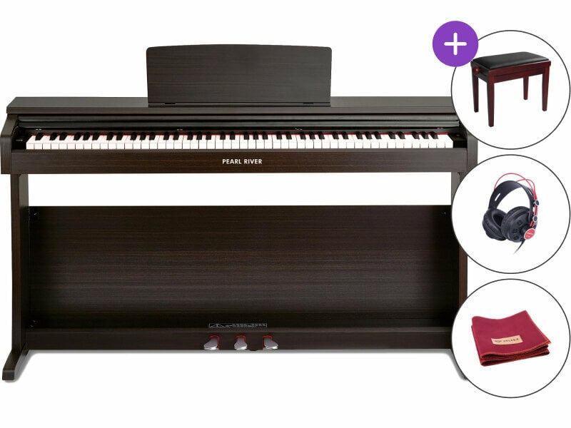Digitale piano Pearl River V03 R SET Palissander Digitale piano