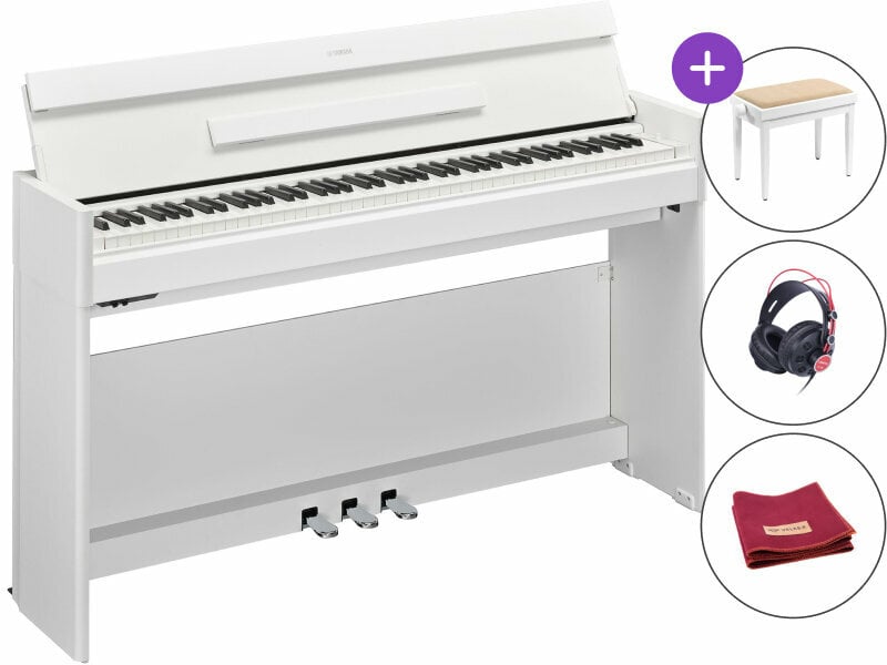 Digitális zongora Yamaha YDP-S55 SET White Digitális zongora
