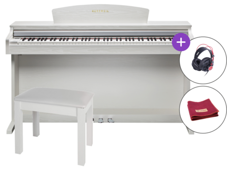 Piano Digitale Kurzweil M115-WH SET White Piano Digitale - 1