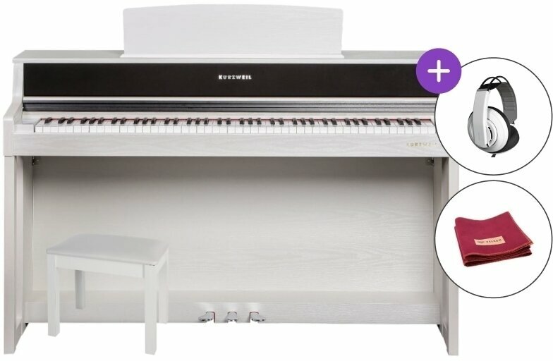 Digital Piano Kurzweil CUP410 White SET White Digital Piano