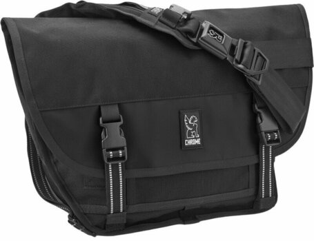 Denarnico, naramna torba Chrome Mini Metro Messenger Bag Črna Torba za čez ramo - 1