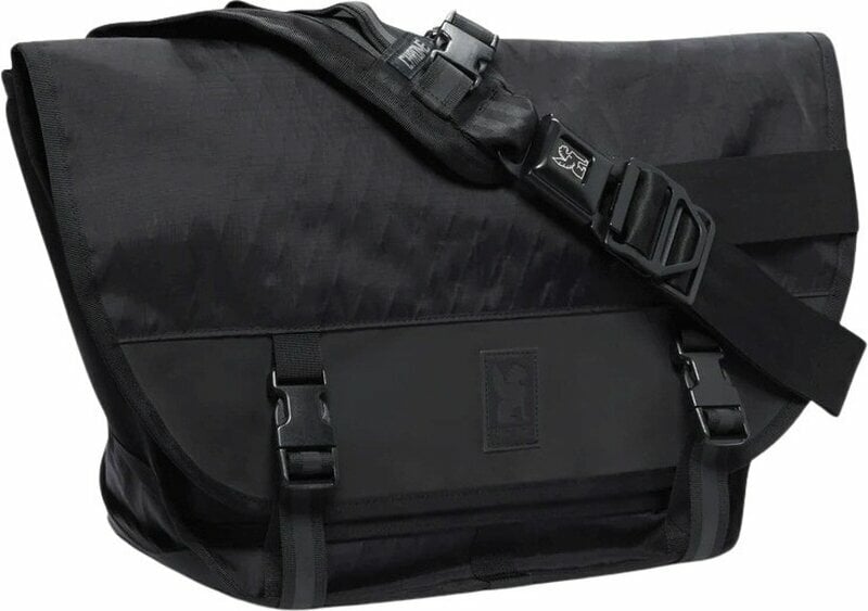 Portefeuille, sac bandoulière Chrome Mini Metro Messenger Bag Reflective Black Sac bandoulière