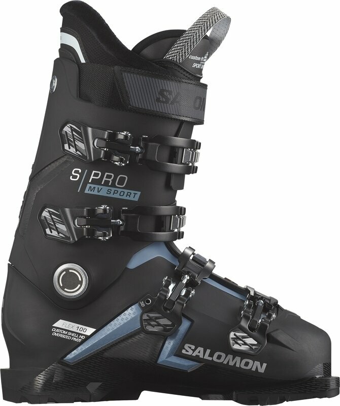 Alpin-Skischuhe Salomon S/Pro MV Sport 100 GW Black/Copen Blue 26/26,5 Alpin-Skischuhe