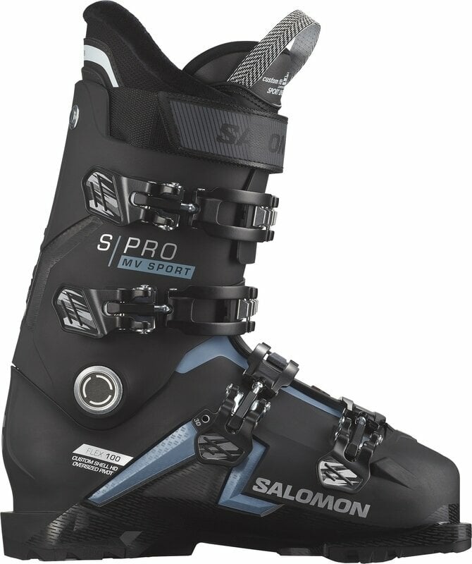 Alppihiihtokengät Salomon S/Pro MV Sport 100 GW Black/Copen Blue 29/29,5 Alppihiihtokengät