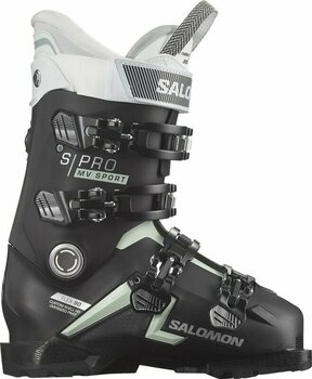 Chaussures de ski alpin Salomon S/Pro MV Sport 90 W GW Black/White 23/23,5 Chaussures de ski alpin - 1