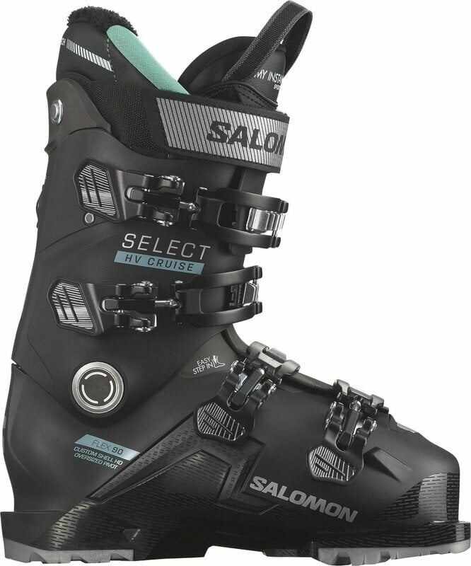 Botas de esquí alpino Salomon Select HV Cruise 90 W GW Black/Beluga/Silver 24/24,5 Botas de esquí alpino