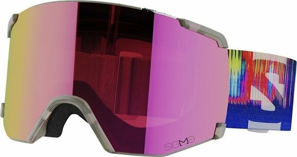 Ski Goggles Salomon S/View Sigma Translucent Frozen/Sigma Poppy Red Ski Goggles - 1