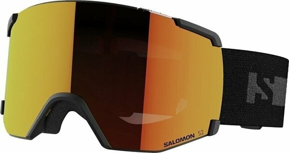 Ski Goggles Salomon S/View ML Black/ML Mid Red Ski Goggles - 1